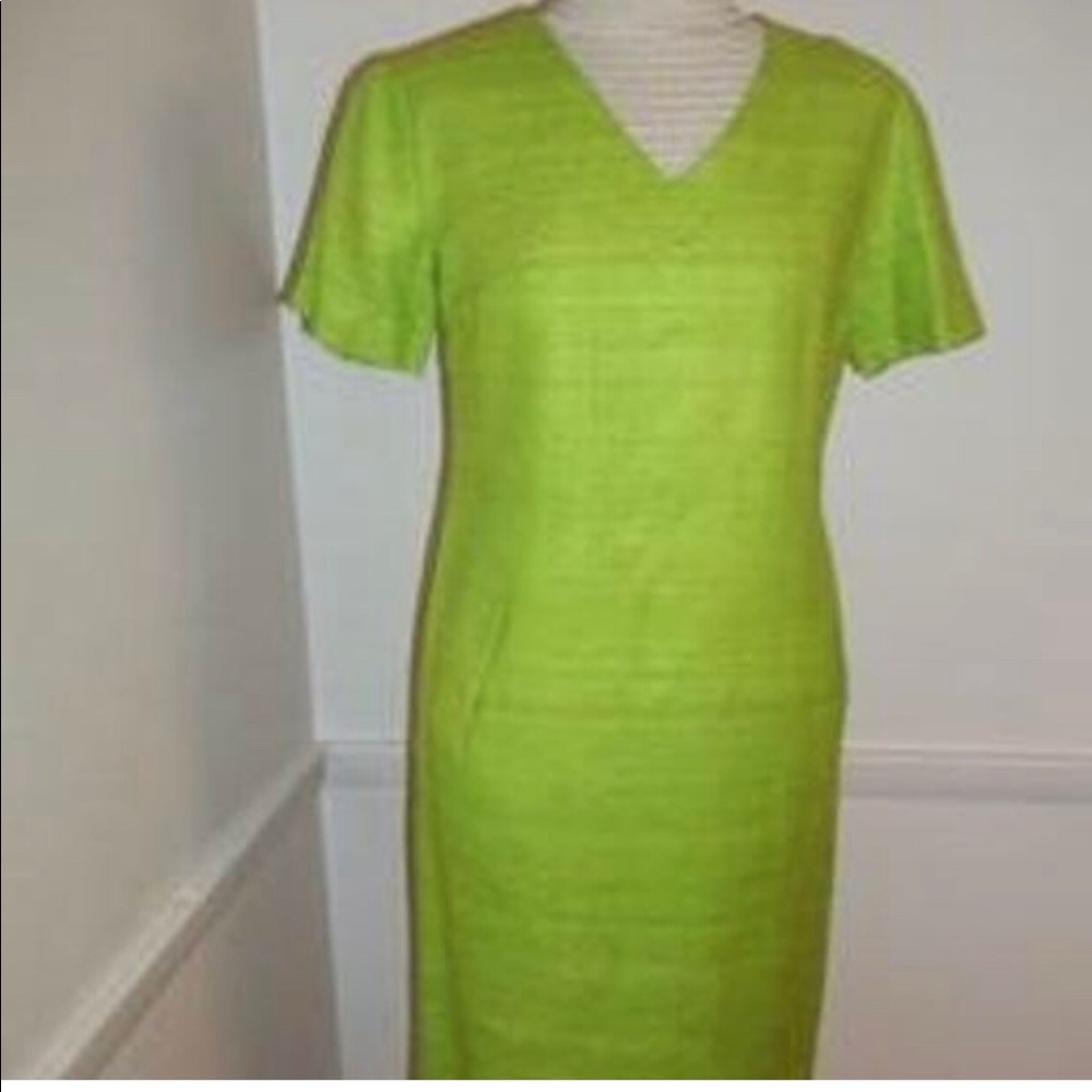 Vintage A-line , linen dress